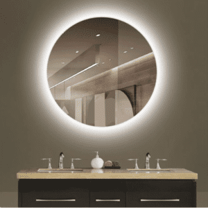 Miroir ronde 6mm LED "ECLIPSE"